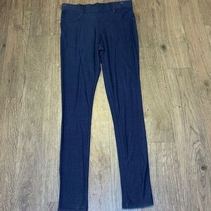 Boutique Population size small denim-look leggings NWT new